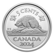 5 Cents - Charles III (Proof) - revers